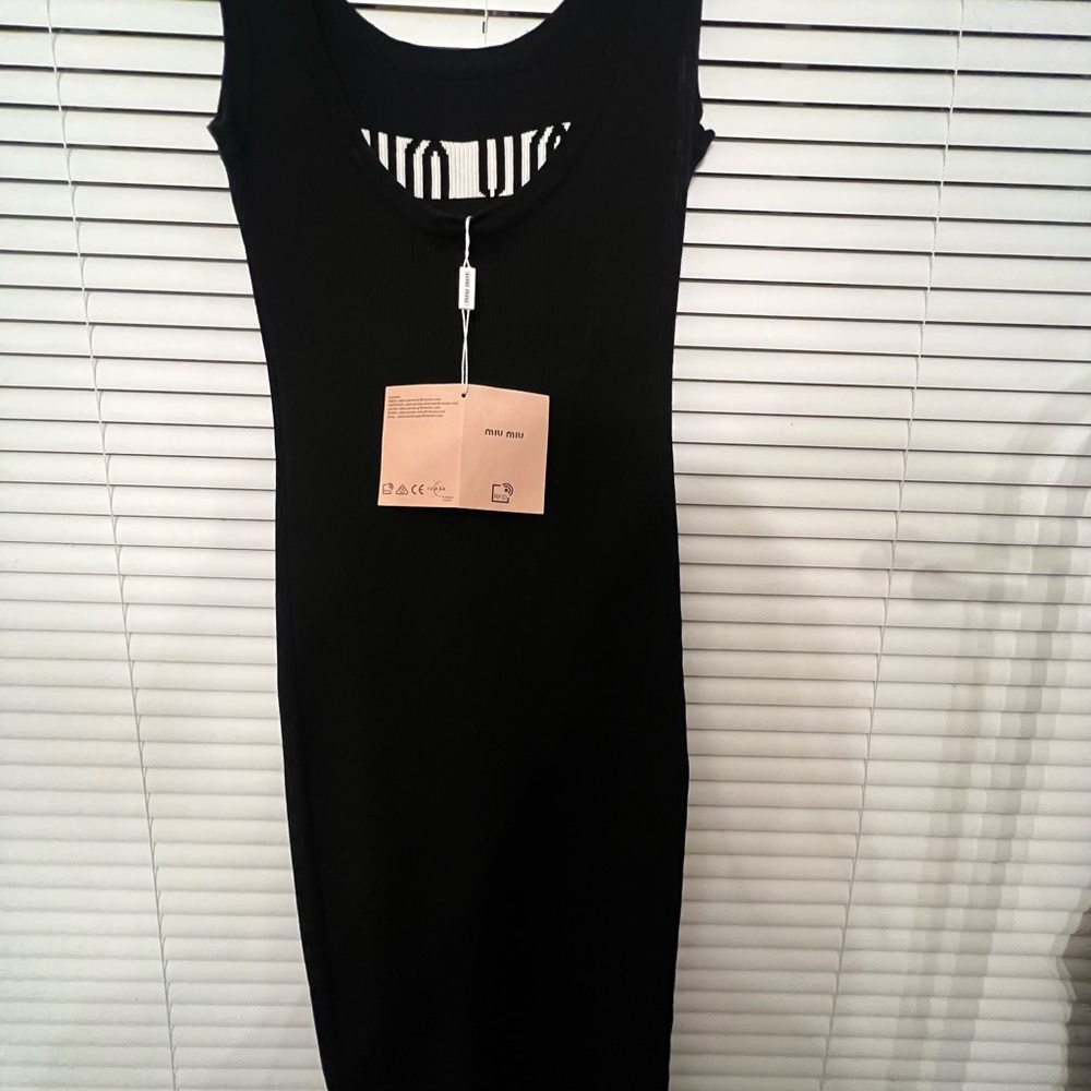Miu Miu Black Backless Dress - Picture 3 of 10